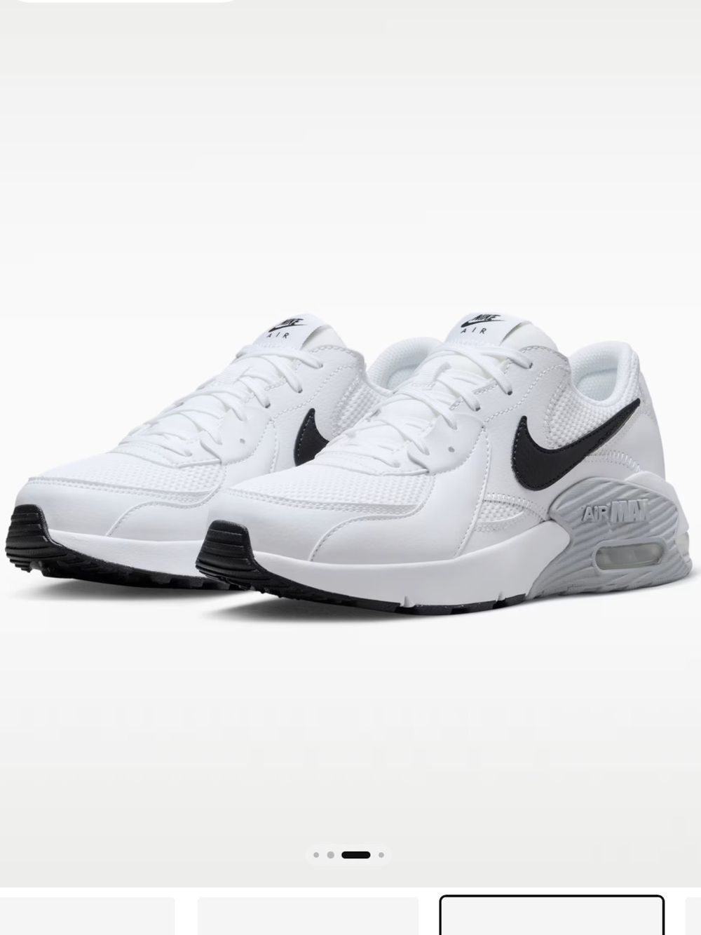 Nike Women’s White Sneakers with Black Swoosh
